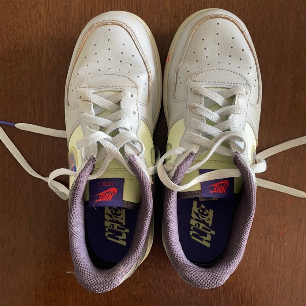 Purple Nike Force 1 kids 3